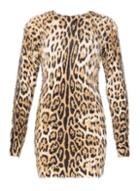 Dorothy Perkins *voulez Vous Brown Leopard Print Jumper