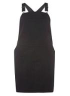 Dorothy Perkins Dp Curve Black Utility Dungaree Dress