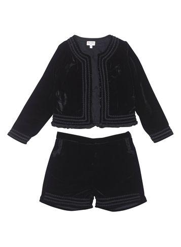Dorothy Perkins *girls Black Velvet Jacket
