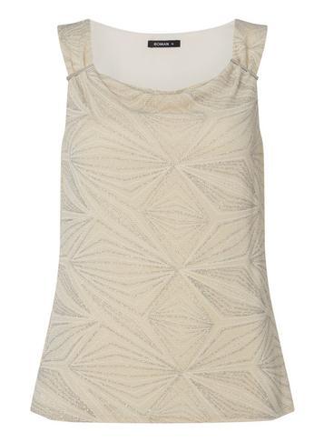 Dorothy Perkins *roman Originals Sparkle Cowl Neck Top