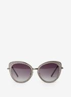 Dorothy Perkins Black Glitter Cateye Sunglasses