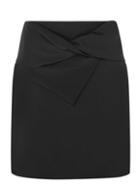 Dorothy Perkins Black Bow Tie Mini Skirt