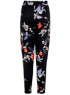 Dorothy Perkins *quiz Multi Coloured Floral Print Tapered Leg Trousers