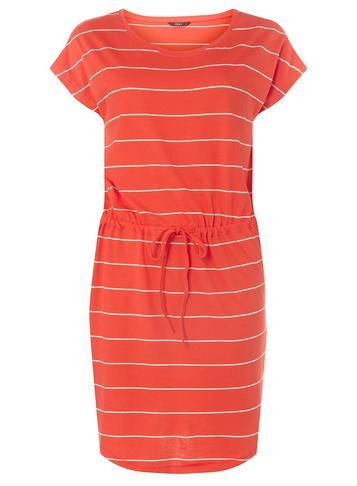 Dorothy Perkins *only Red And White Tie Waist Shift Dress