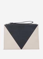Dorothy Perkins Mono Panel Wristlet Clutch Bag