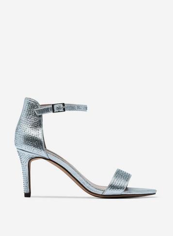 Dorothy Perkins *showcase Silver 'bessie' Sandals