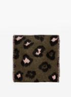 Dorothy Perkins Khaki And Pink Leopard Print Scarf