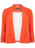 Dorothy Perkins Red Waterfall Jacket With Tab