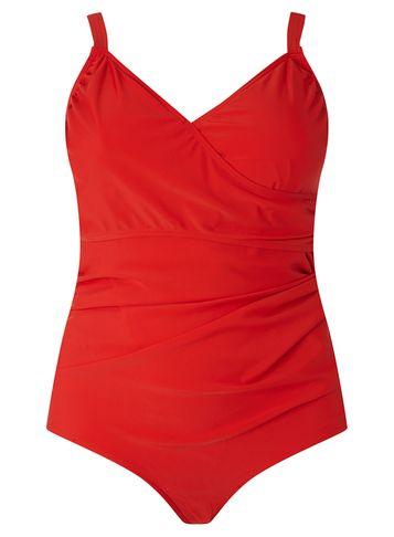 Dorothy Perkins *juna Rose Curve Red Wrap Swimsuit