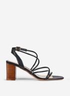 Dorothy Perkins Black Saigon Block Heel Sandals