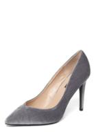 Dorothy Perkins Exclusive Grey Velvet 'evie' Court Shoes