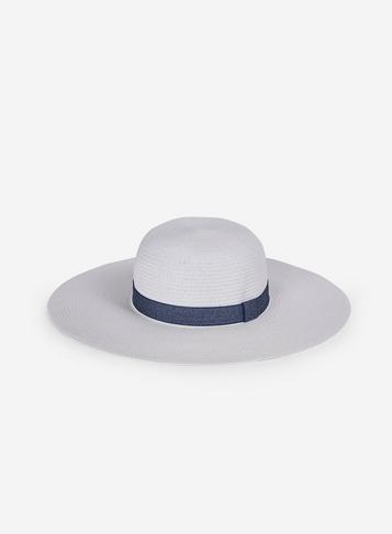 Dorothy Perkins White Wide Brim Floppy Hat