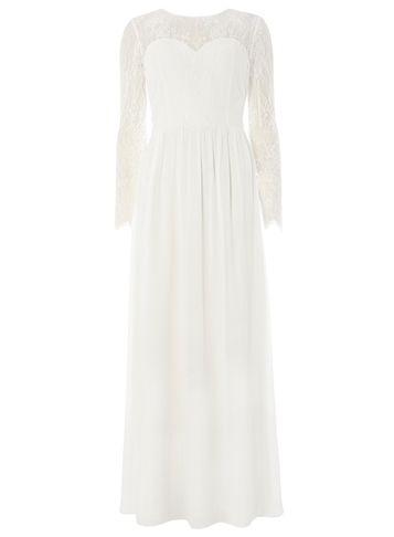 Dorothy Perkins *white Rosaline Maxi Dress