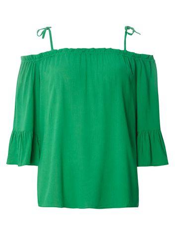 Dorothy Perkins Green Tie Strap Bardot Top