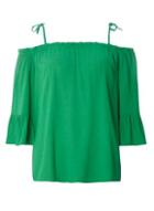 Dorothy Perkins Green Tie Strap Bardot Top