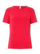 Dorothy Perkins Raspberry Zip T-shirt