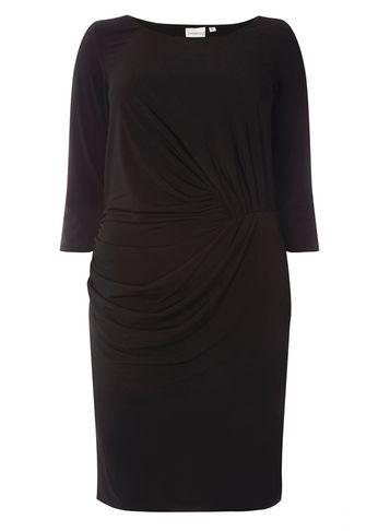 Dorothy Perkins *juna Rose Black Manipulated Dress