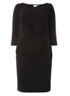 Dorothy Perkins *juna Rose Black Manipulated Dress