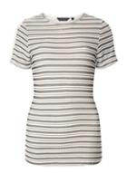 Dorothy Perkins Monochrome Textured Stripe T-shirt