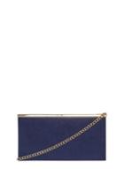 Dorothy Perkins Navy Bar Top Clutch Bag