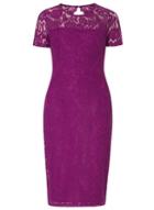Dorothy Perkins *tall Navy Purple Detail Dress