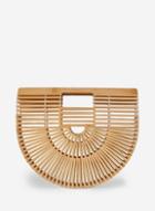 *southbeach Nude Half Moon Clutch Bag