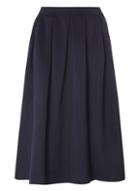 Dorothy Perkins *tall Navy Full Scuba Skirt