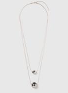 Dorothy Perkins Rose Gold Row Beaded Necklace