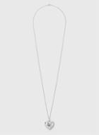 Dorothy Perkins Silver Hammered Heart Necklace