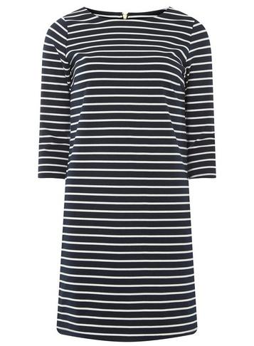 Dorothy Perkins *vila Navy Wine Stripe Tinny Dress