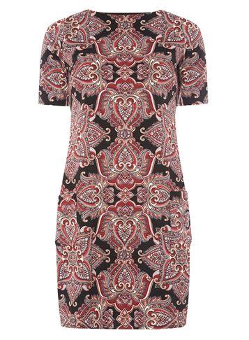 Dorothy Perkins *billie & Blossom Mulberry Paisley Print Shift Dress