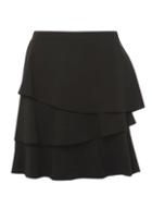Dorothy Perkins Black Tiered Ruffle Mini Skirt