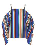Dorothy Perkins Multi Colour Stripe Batwing Top