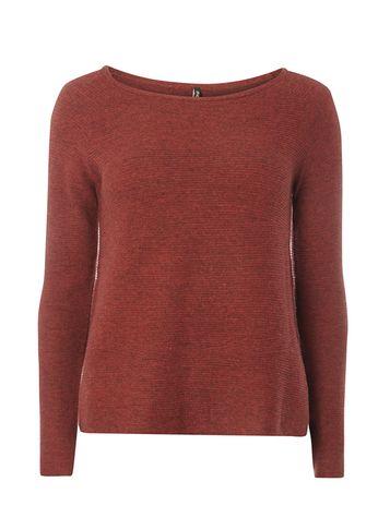 Dorothy Perkins *only Rust Ribbed Jumper