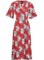 Dorothy Perkins *izabel London Red Vintage Wrap Dress