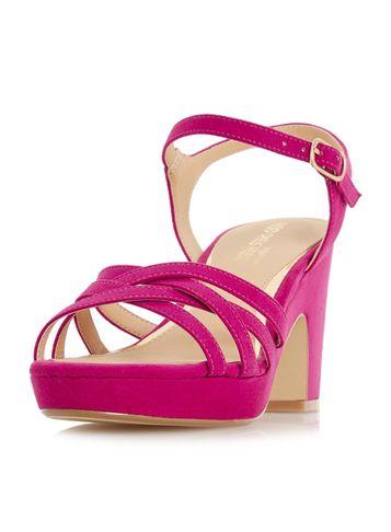 Dorothy Perkins *head Over Heels By Dune Pink Jaclyn High Heel Sandals