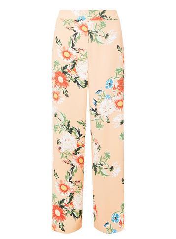 Dorothy Perkins Coral Floral Print Palazzo Trousers