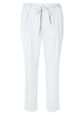 Dorothy Perkins Silver Satin Crepe Tapered Trousers