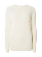 Dorothy Perkins *tall Ivory Zipped Back Crew Neck Jumper