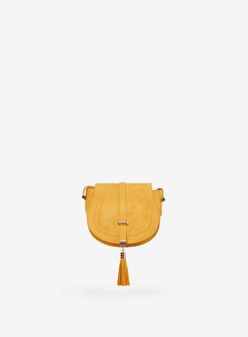 Dorothy Perkins Mustard Tassel Detail Cross Body Bag