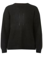 Dorothy Perkins Black Lace Up Back Jumper