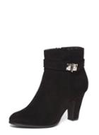 Dorothy Perkins Wide Fit Black Web Lock Boots