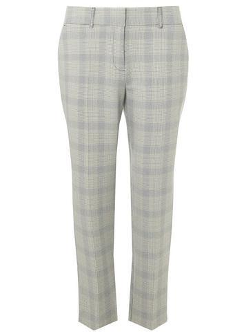 Dorothy Perkins Multi Colour Checked Tailored Fit Ankle Grazer Trousers