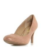 Dorothy Perkins *head Over Heels By Dune 'annie' Gold Mid Heel Shoes