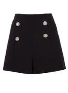 Dorothy Perkins *quiz 'towie' Diamante Button Shorts