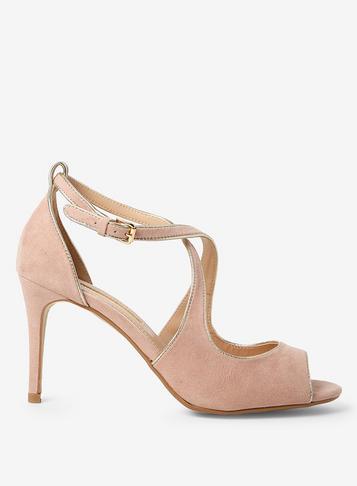 Dorothy Perkins Blush Brea Crossover Sandals