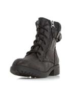 Dorothy Perkins *head Over Heels By Dune Black Palmers Ankle Boots