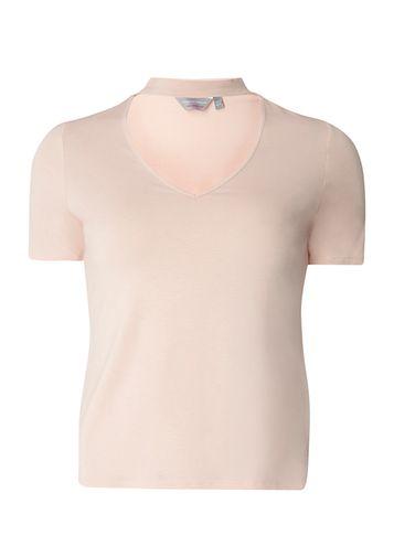 Dorothy Perkins Petite Blush Choker Jersey Top