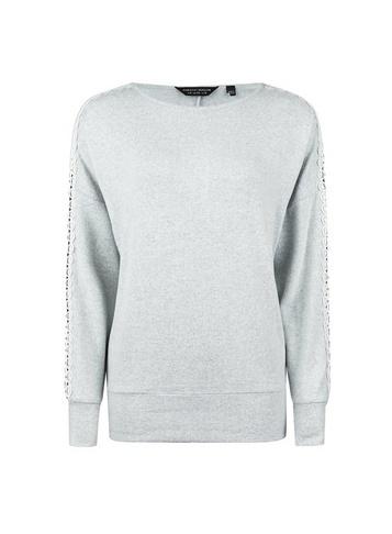 Dorothy Perkins Grey Marl Lace Insert Jumper