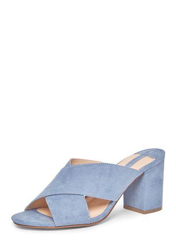 Dorothy Perkins Blue 'sam' Cross Over Mules